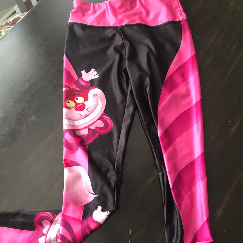 Cheshire Cat Lotus yoga leggings